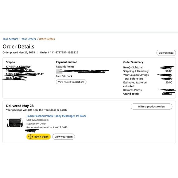 NEW WITH TAGS!  Coach Pebble Leather Black Tabby Messenger 19 - Picture 8 of 8